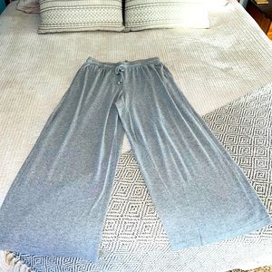 1X Gray Wide leg Sweat Pants
